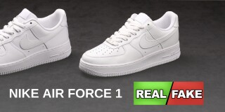 How to distinguish original Nike Air Force 1 trainers from fakes