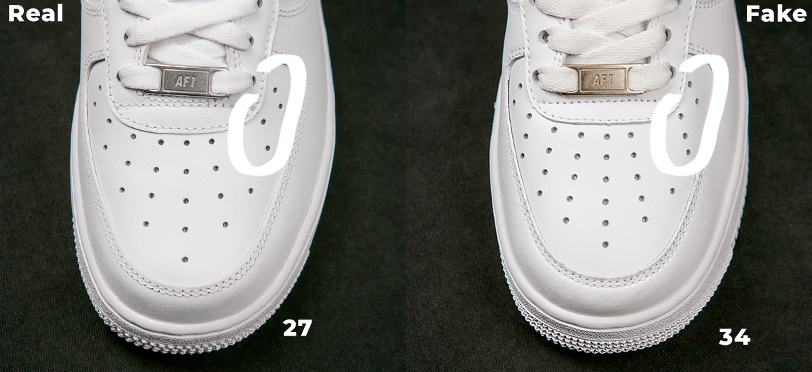 Sneakers Shoe Air Force High Fake Vs Real Original Nike Af1 How