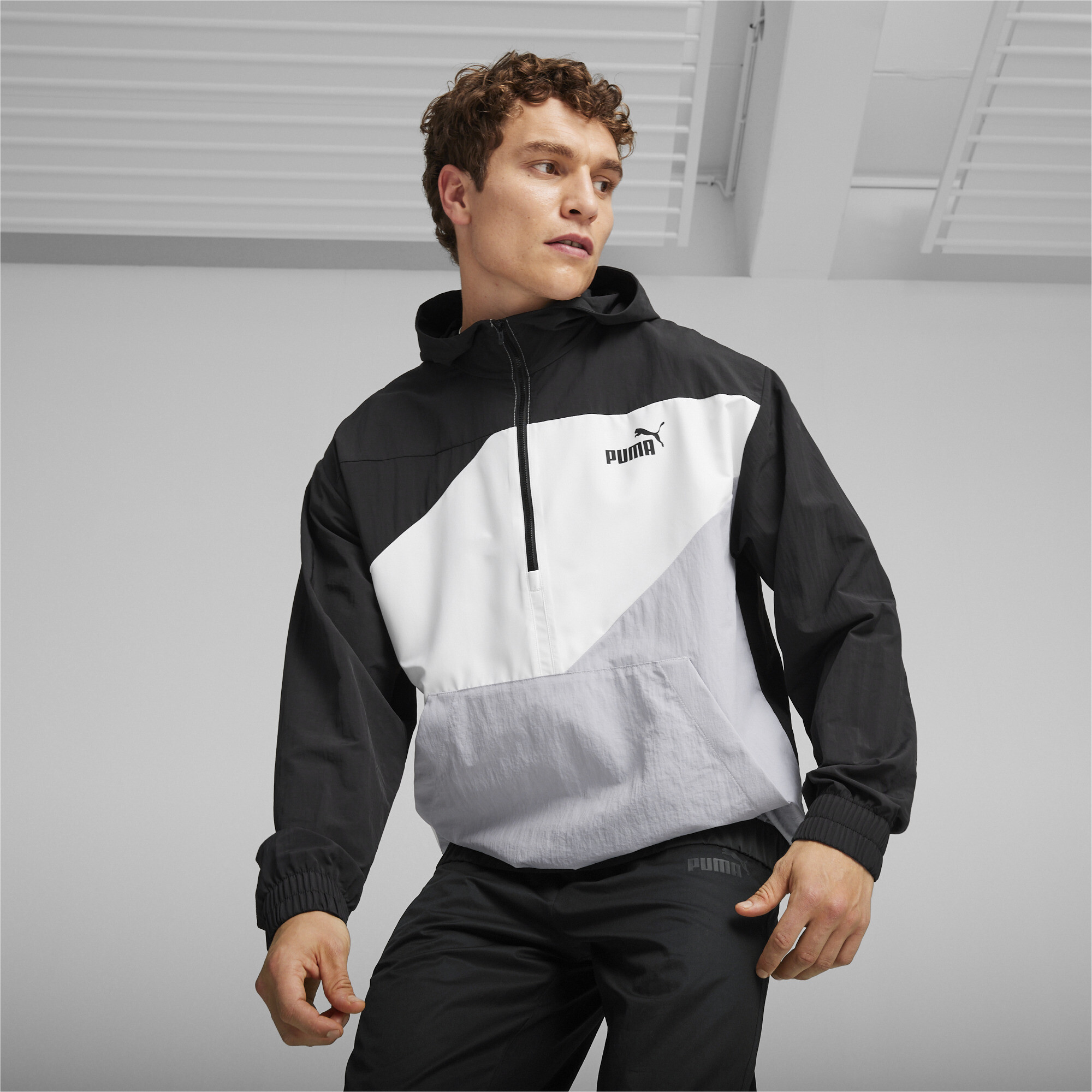 Men Windbreaker Puma Windbreaker Price Puma Power Windbreaker ½ Zip  (PU62368401) In Moldova For The Price